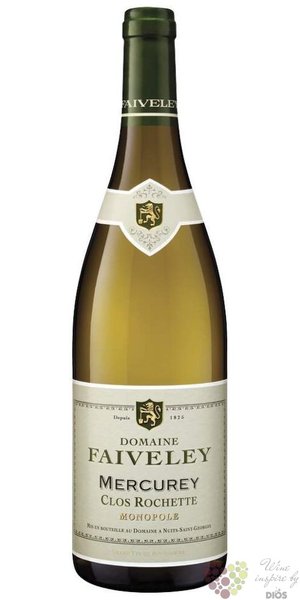 Mercurey blanc 1er cru  Clos Rochette  2020 domaine Faiveley  0.75 l