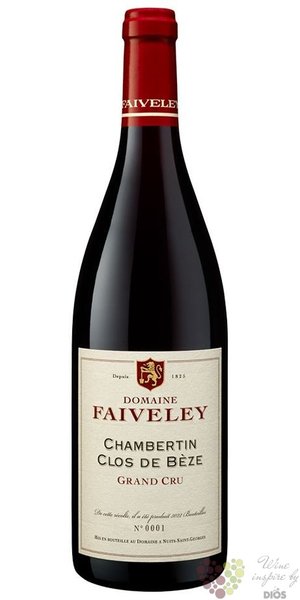 Chambertin rouge Grand cru  Clos de Bze  2015 domaine Faiveley  0.75 l