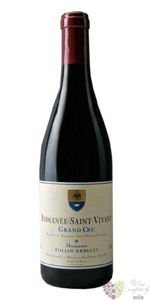 Romanée Saint Vivant Grand cru 2008 domaine Follin Arbelet   0.75 l