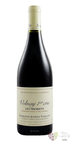 Volnay 1er cru  les Fremiets  2011 domaine Joseph Voillot  0.75 l