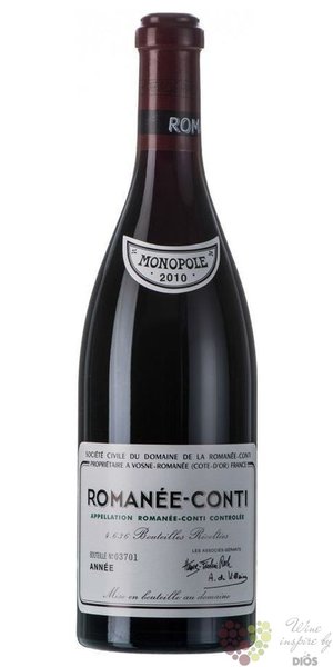 Romane Conti Monopole Grand cru 1982 domaine de la Romane Conti  0.75 l