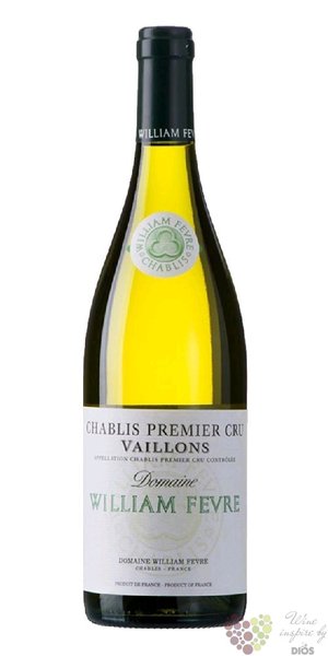 Chablis 1er cru  Vaillons  domaine William Fevre  0.75 l