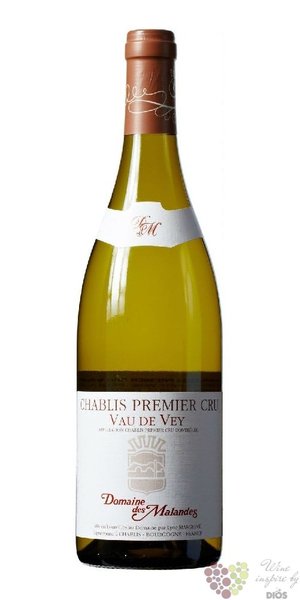 Chablis 1er cru  Vau de Vey  2020 domaine des Malandes  0.75 l