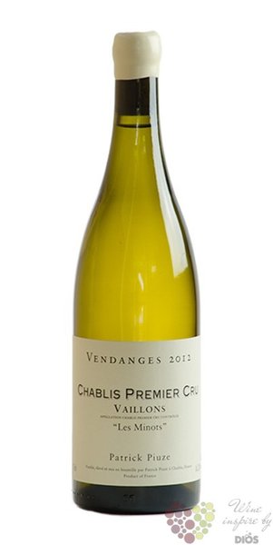 Chablis 1er cru  Vaillons - les Minots   2014 Patrick Piuze  0.75 l