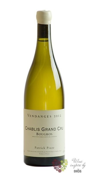 Chablis Grand cru  Bourgros  2018 Patrick Piuze  0.75 l