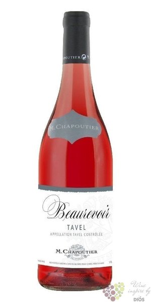 Tavel rosé „ Beaurevoir ” Aoc 2020 maison M.Chapoutier  0.75 l
