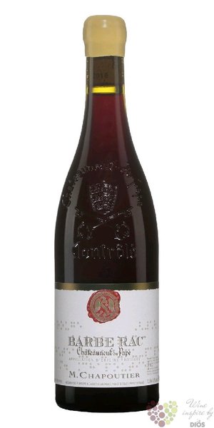 Chateauneuf du Pape  Barbe Rac  Aoc 2011 maison M.Chapoutier  0.75 l