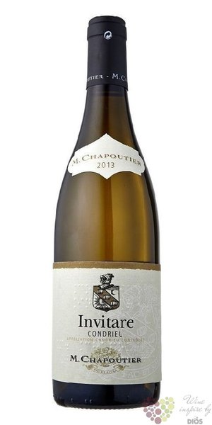 Condrieu blanc  Invitare  Aoc 2019 maison M.Chapoutier  0.75 l