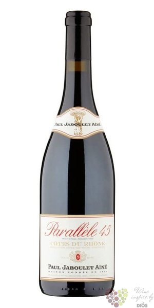 Cotes du Rhone rouge  Parallele 45  Aoc 2009 Paul Jaboulet Ain      0.75 l