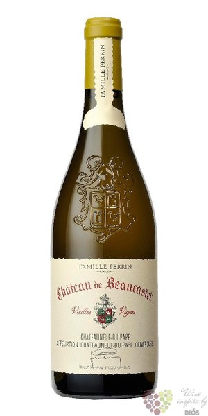 Chateau de Beaucastel blanc  Vieilles vignes Roussanne  2013 Chateauneuf du Pape Aoc  0.75 l