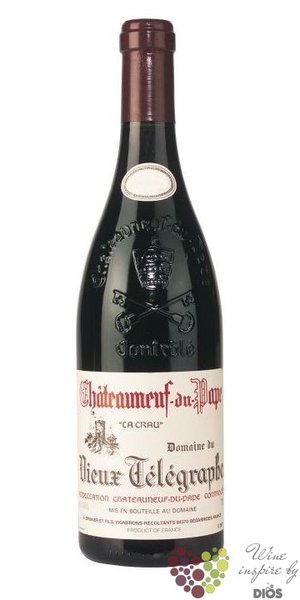 Chateauneuf du Pape Aoc 2020 domaine du Vieux Tlgraphe by Brunier  0.75l