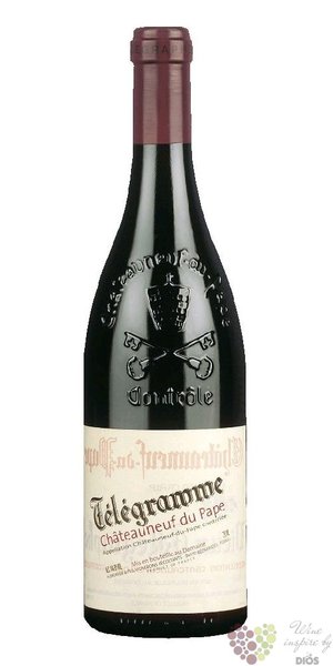 Chateauneuf du Pape  Telegramme  Aoc 2014 domaine du Vieux Tlgraphe by Brunier  0.75 l