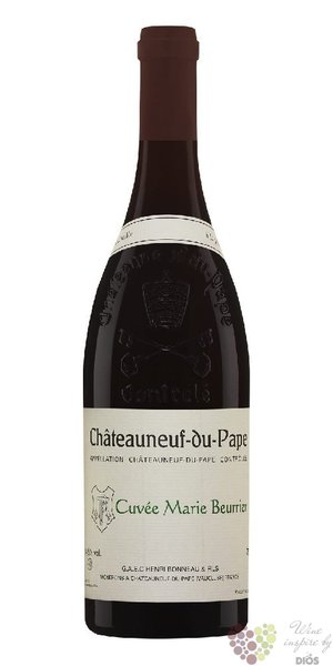 Chateauneuf du Pape  Marie Beurrier  Aoc 2011 domaine Henri Bonneau  0.75 l