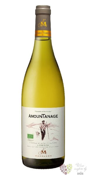 Luberon blanc „ Amountanage Bio ” Aop 2020 la Cour de Marrenon  0.75 l