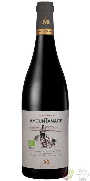 Cotes du Ventoux rouge „ Amountanage Bio ” Aop 2018 la Cour de Marrenon  0.75 l