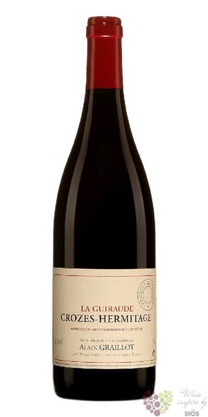 Crozes Hermitage rouge „ la Guiraude ” Aoc 2019 domaine Alain Graillot  0.75 l