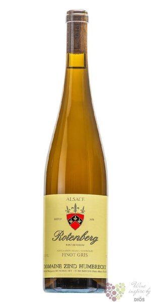 Pinot Gris  Rotenberg  2022 Alsace Aoc domaine Zind Humbrecht  0.75 l