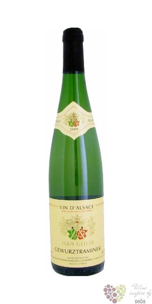 Gewurztraminer 2010 vin dAlsace Aoc Jean Geiler 0.75 l