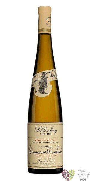 Riesling Grand cru  Schlossberg cuve Sainte Catherine  2021 Alsace Weinbach famille Faller 0.75 l