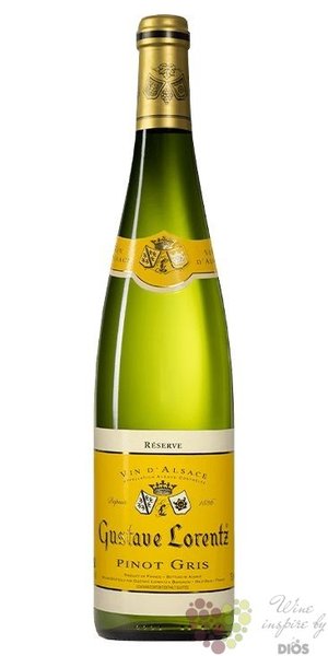 Pinot gris  Reserve  2022 vin dAlsace Gustave Lorentz  0.75 l