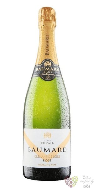 Crmant de Loire blanc  Carte Corail  Aoc brut domaine des Baumard  0.75