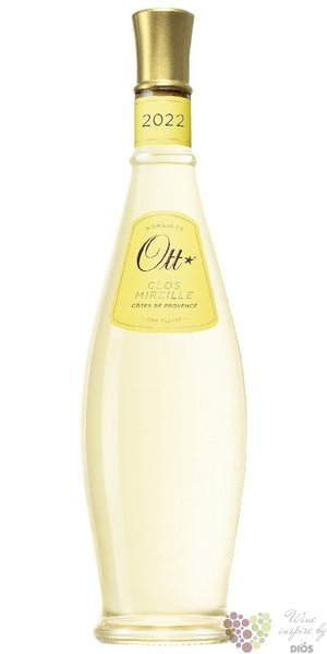 Clos Mireille blanc  Blanc de Blancs  2022 Cotes de Provence Aoc by domaines Ott  0.75 l