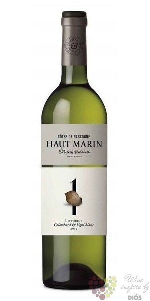 Cotes de Gascogne blanc  Littorine  Igp 2020 domaine Haut Marin  0.75 l