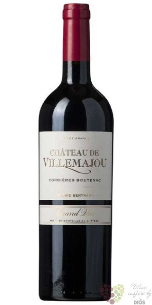 Chteau de Villemajou  Grand vin  2017 Corbieres Boutenac Aoc Grard Bertrand  0.75 l