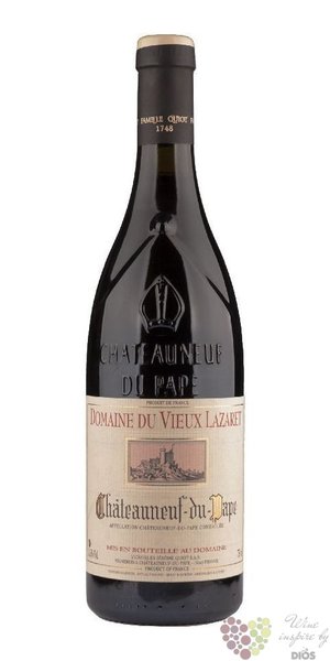 Chateauneuf du Pape Aoc 2016 domaine du Vieux Lazaret by Jerome Quiot  0.75 l