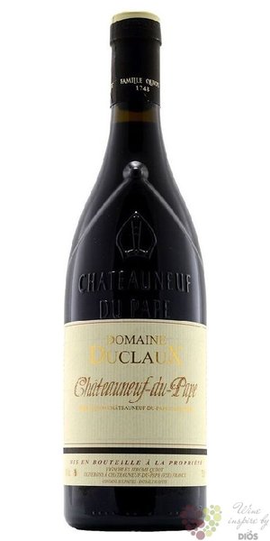 Chateauneuf du Pape Aoc 2018 Jerome Quiot domaine Duclaux  0.75 l