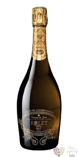 Crémant du Jura blanc „ Coeur de Chardonnay ” Aop 2018 domaine Rolet  0.75 l