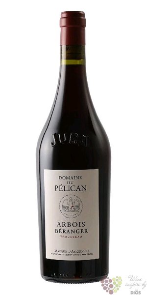 Arbois Trousseau „ Béranger ” Aoc 2019 domaine du Pélican  0.75 l