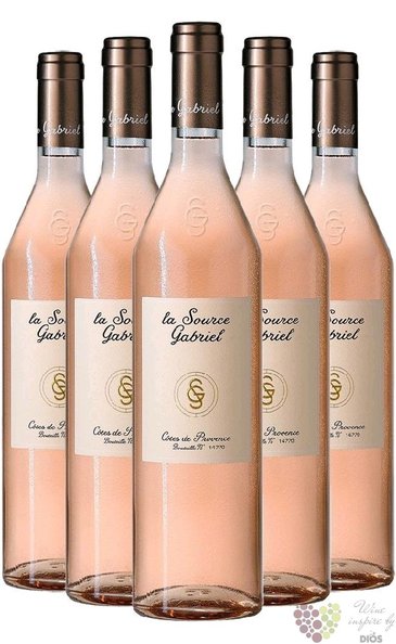 Cotes de Provence ros  la Source Gabriel  Aop 2019 Rgine Sumeire  0.75 l