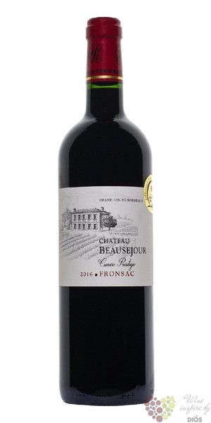 Chateau Beausejour 2016 Fronsac Aoc  0.75 l
