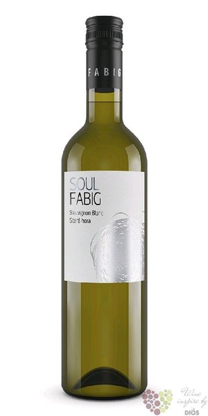Sauvignon blanc „ Soul Stará Hora ” 2019 moravské zemské víno vinařství Fabig  0.75 l