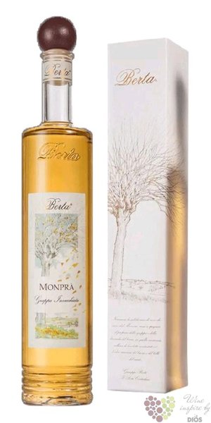 Grappa di Barbera &amp; Nebbiolo  Monpr  Collezione Primavene distillerie Berta 40% vol.  0.70 l