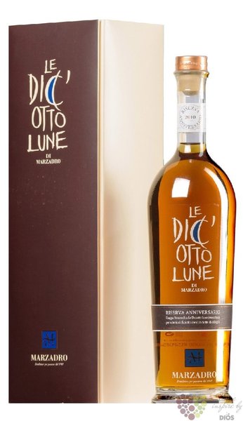 Grappa stravecchia „ le Diciotto lune ” wood box distileria Marzadro 41% vol.  0.70 l