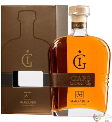 Grappa affinata  le Giare Chardonnay  distileria Marzadro 41% vol.  0.70 l