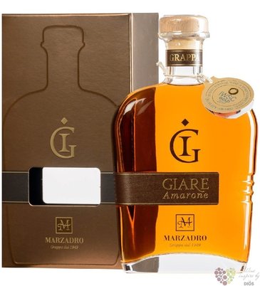 Grappa affinata  le Giare di Amarone  distileria Marzadro 41% vol.  0.70 l