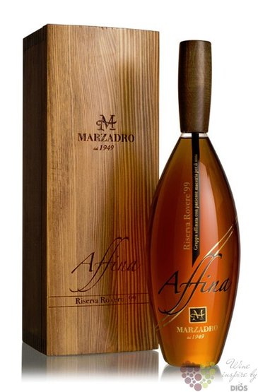 Grappa riserva „ Affina Rovere ” 2000 Marzadro 46% vol.   1.00 l