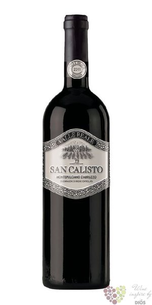 Montepulciano dAbruzzo cru  San Calisto  Doc 2016 Valle Reale  0.75 l