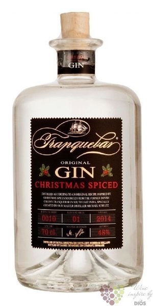 Tranquebar 2014  Christmas spiced  small batch Danish gin 48% vol.  0.70 l