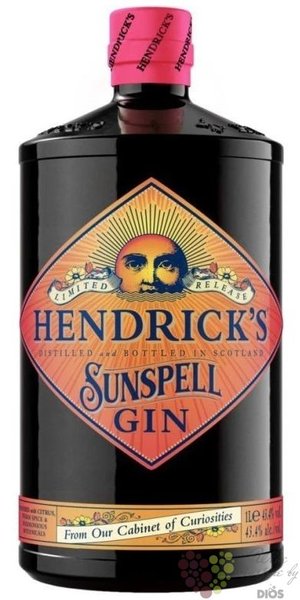 Hendricks ltd. „ SunSpell ” small batch Scotch gin  43.4% vol.  1.00 l
