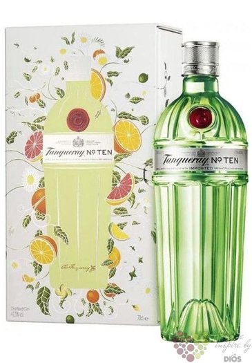 Tanqueray  no.TEN  gift box small batch London dry gin 47.3% vol.  0.70 l