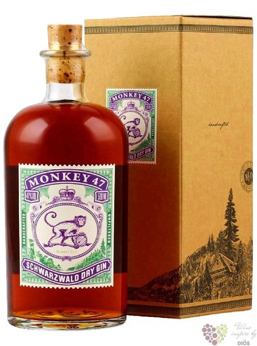 Monkey 47 „ Distillers Cut ed. 2020 b.L02 ” Schwarzwald dry German gin 47% vol.  0.50 l
