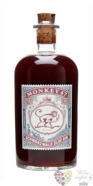 Monkey 47 „ Sloe ” Schwarzwald dry German gin 29% vol.    0.50 l