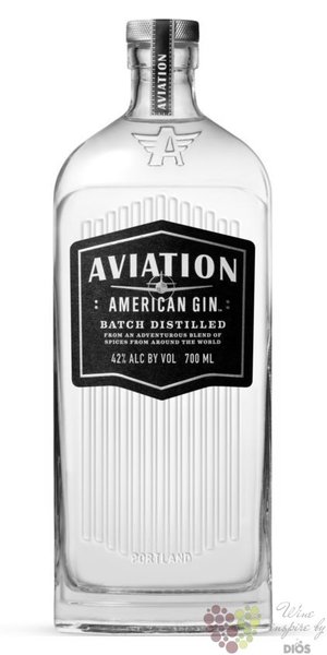 Aviation small batch Potlander gin by Rey Reynolds 42% vol.  0.70 l