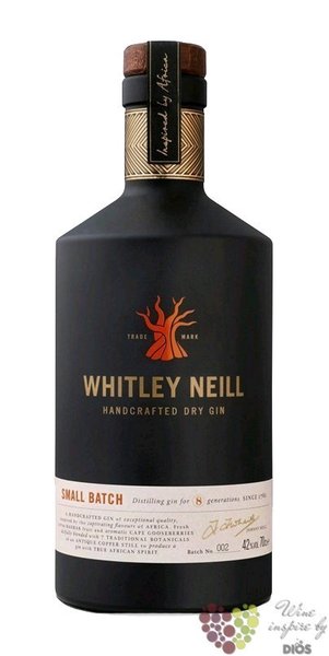 Whitley Neill „ Original ” British Dry gin 43% vol.  0.05 l