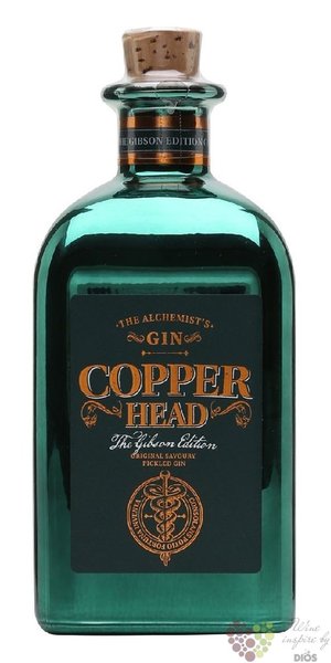 the Alchemist „ Copper head Gibson edition ” Belgian dry gin 40% vol.  0.50 l