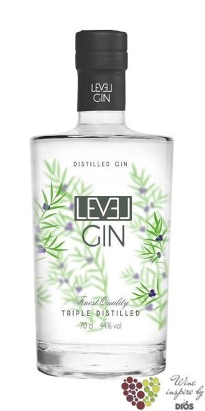 Level „ Premium ” Spanish dry gin by Teichenné 44% vol.  0.70 l
